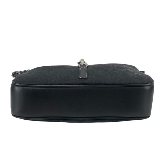 Vintage Coach Signature Clip Hobo 6091 Shoulder Bag Black - Picture 9 of 13